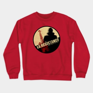 WW2 French Resistance - La Resistance (distressed) Crewneck Sweatshirt
